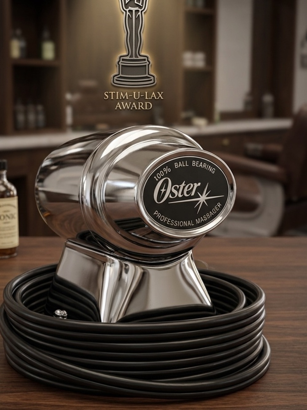 Oster Chrome Professional Massager with Black Cord